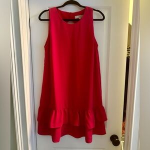Loft hot pink mini dress!